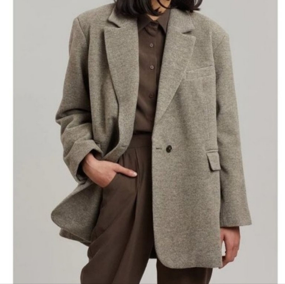 Vanessa Hong X Birgitte Herskind Wilma Blazer In Dark Morreto Size 4 NWT'S - Picture 4 of 16